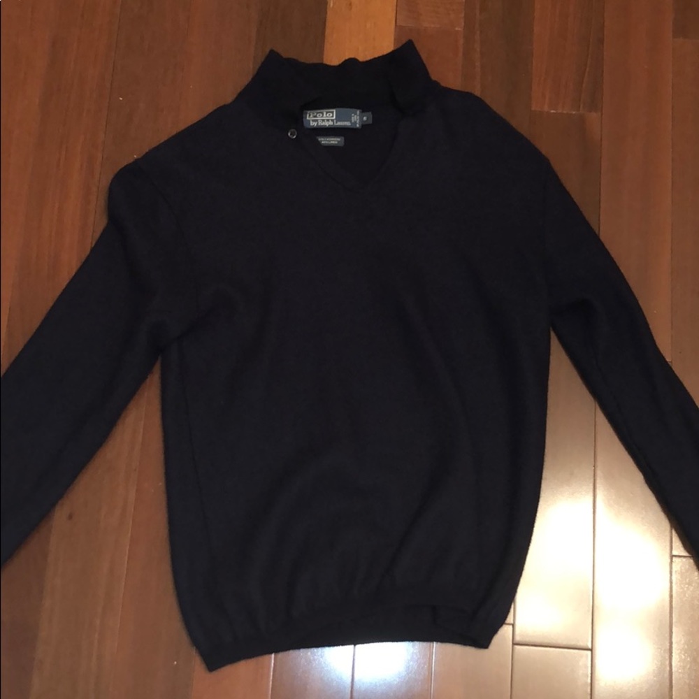 Navy Ralph Lauren 1/4 Button Up